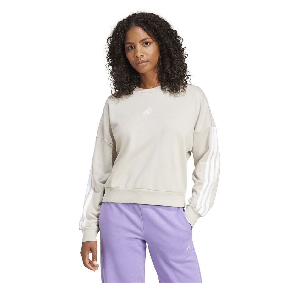 Felpa Essentials 3-Stripes French Terry da donna Adidas | JE0014X